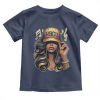 HBCU Queen Vibes Toddler T Shirt Melanin Music College Pride for Black Excellence Supporters