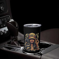 HBCU Queen Vibes Tumbler Cup Melanin Music College Pride for Black Excellence Supporters