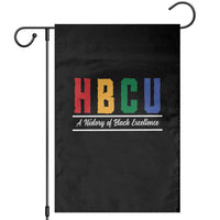 HBCU A History of Black Excellence Garden Flag College Pride Statement Celebrating African American Achievement