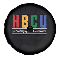 HBCU A History of Black Excellence Spare Tire Cover College Pride Statement Celebrating African American Achievement