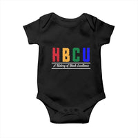 HBCU A History of Black Excellence Baby Onesie College Pride Statement Celebrating African American Achievement