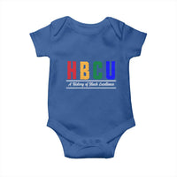 HBCU A History of Black Excellence Baby Onesie College Pride Statement Celebrating African American Achievement