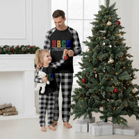 HBCU A History of Black Excellence Plaid Pajama Set College Pride Statement Celebrating African American Achievement