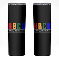HBCU A History of Black Excellence Skinny Tumbler College Pride Statement Celebrating African American Achievement
