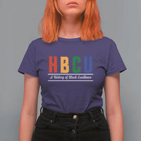 HBCU A History of Black Excellence T Shirt For Women College Pride Statement Celebrating African American Achievement