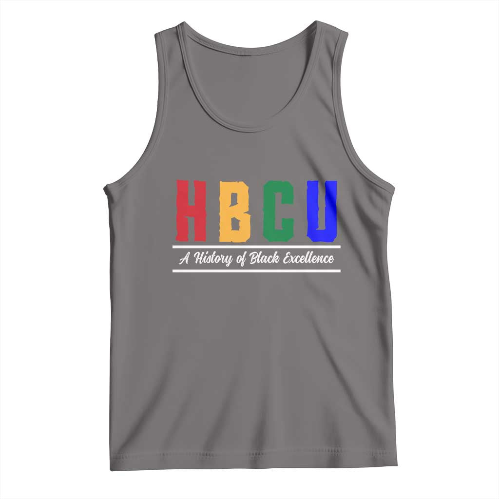 HBCU A History of Black Excellence Tank Top College Pride Statement Celebrating African American Achievement