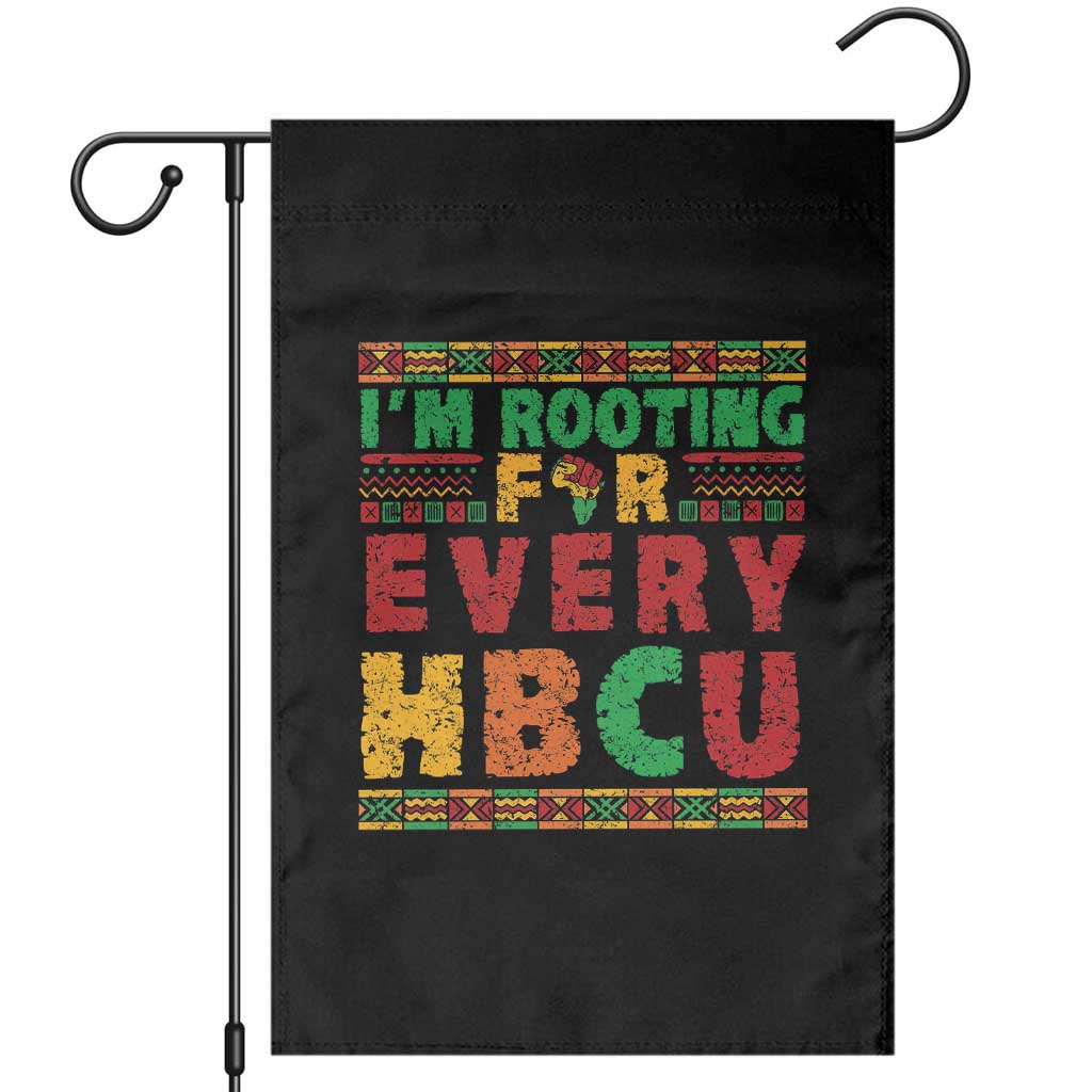 I’m Rooting for Every HBCU Garden Flag Pan African Pride College Support Statement