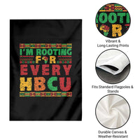 I’m Rooting for Every HBCU Garden Flag Pan African Pride College Support Statement