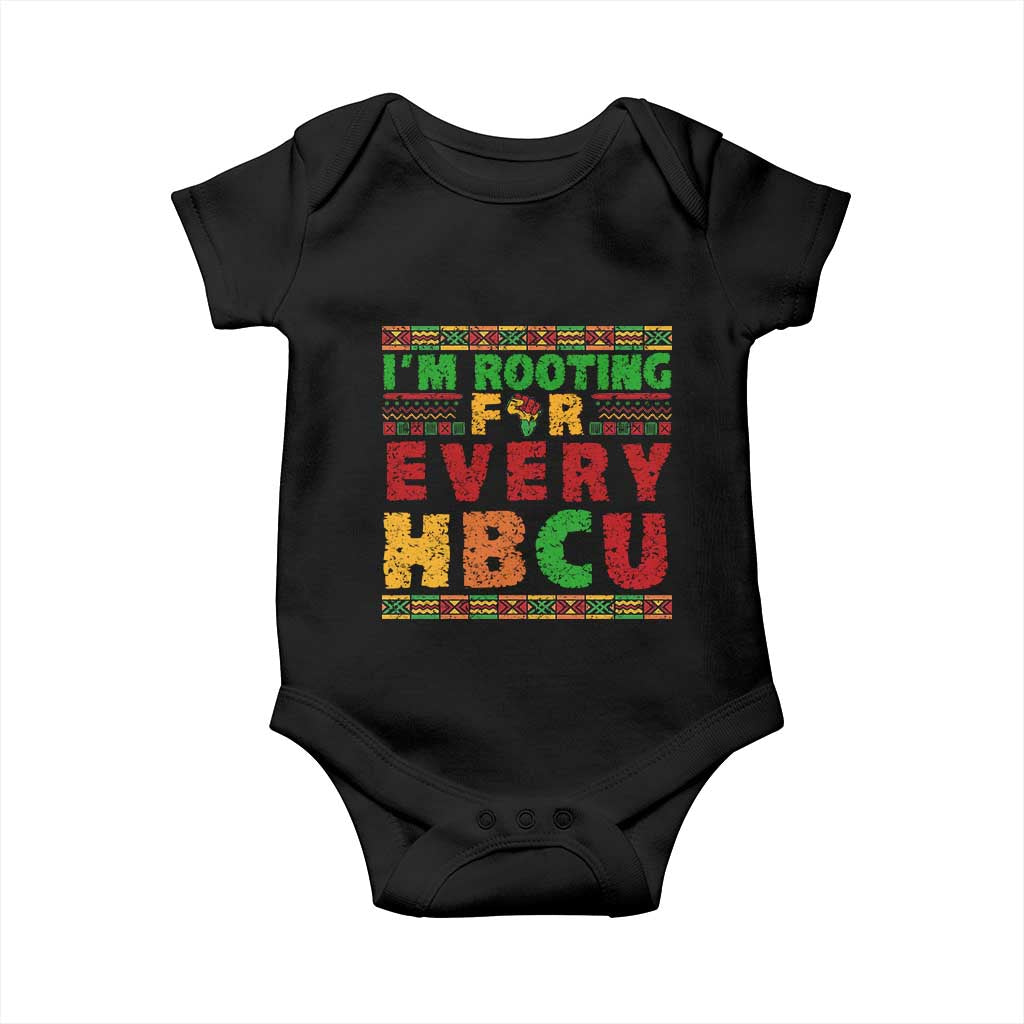 I’m Rooting for Every HBCU Baby Onesie Pan African Pride College Support Statement