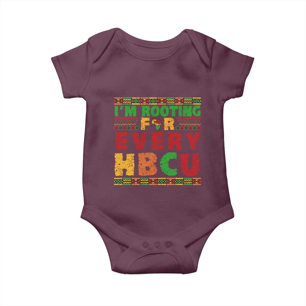 I’m Rooting for Every HBCU Baby Onesie Pan African Pride College Support Statement