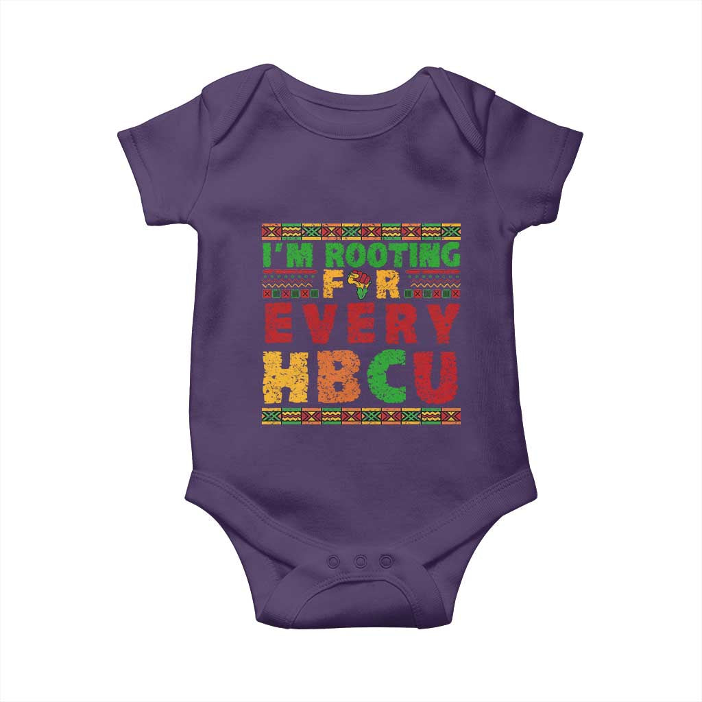I’m Rooting for Every HBCU Baby Onesie Pan African Pride College Support Statement