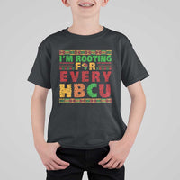 I’m Rooting for Every HBCU T Shirt For Kid Pan African Pride College Support Statement