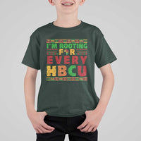 I’m Rooting for Every HBCU T Shirt For Kid Pan African Pride College Support Statement