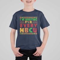 I’m Rooting for Every HBCU T Shirt For Kid Pan African Pride College Support Statement