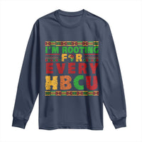 I’m Rooting for Every HBCU Long Sleeve Shirt Pan African Pride College Support Statement