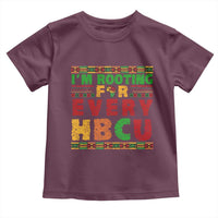I’m Rooting for Every HBCU Toddler T Shirt Pan African Pride College Support Statement