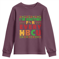 I’m Rooting for Every HBCU Youth Sweatshirt Pan African Pride College Support Statement