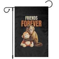 Friends Forever Viral Punch The Monkey Garden Flag Cute Baby Monkey Hugging Plush Toy Best Friend Gift