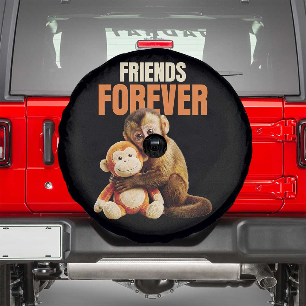 Friends Forever Viral Punch The Monkey Spare Tire Cover Cute Baby Monkey Hugging Plush Toy Best Friend Gift