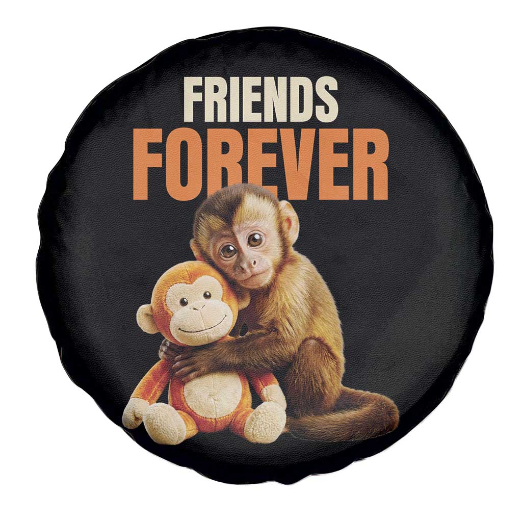 Friends Forever Viral Punch The Monkey Spare Tire Cover Cute Baby Monkey Hugging Plush Toy Best Friend Gift