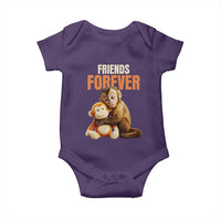 Friends Forever Viral Punch The Monkey Baby Onesie Cute Baby Monkey Hugging Plush Toy Best Friend Gift