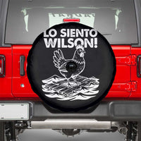 Lo Siento Wilson Funny Chicken Floating Meme Spare Tire Cover Viral Rooster Spanish Apology Trend