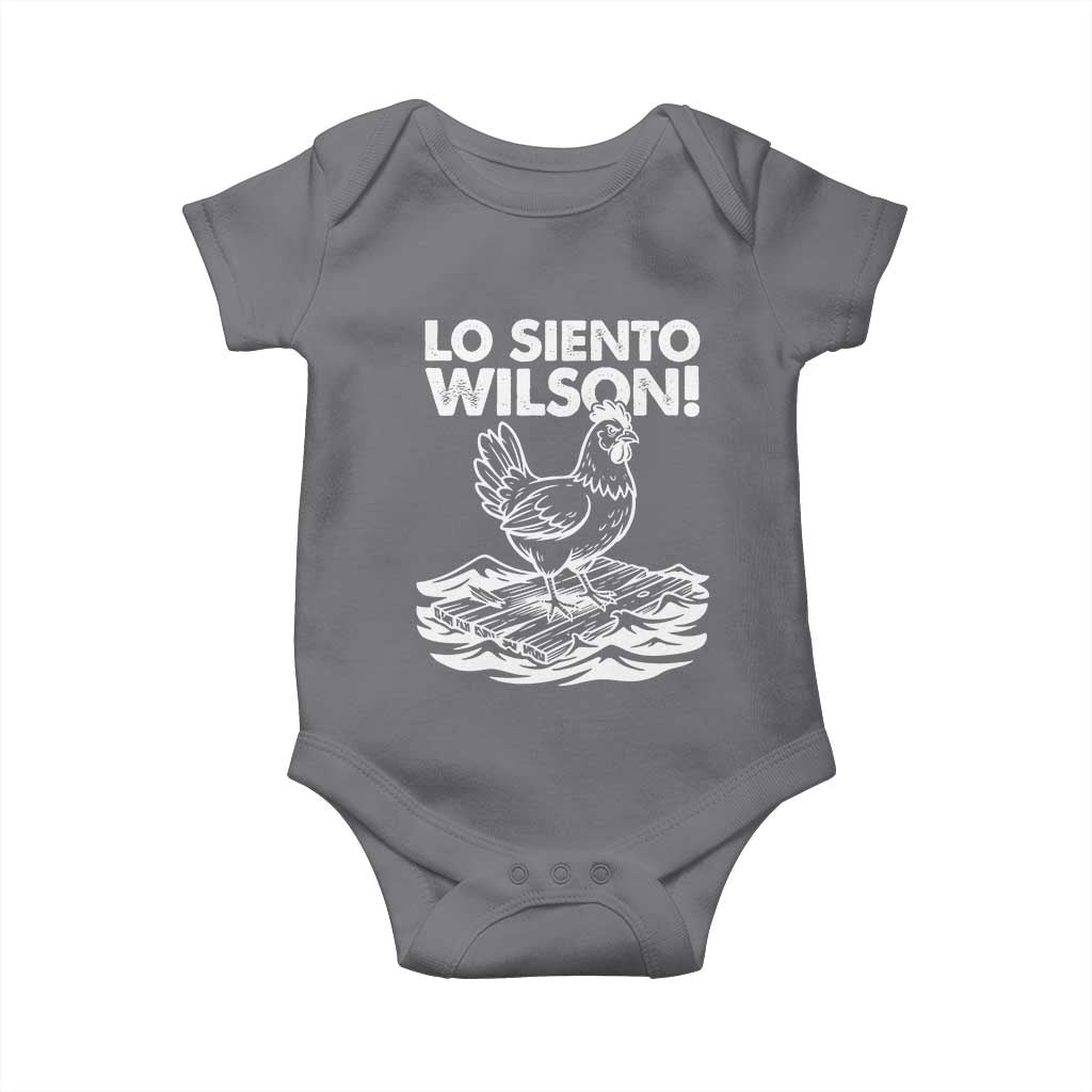 Lo Siento Wilson Funny Chicken Floating Meme Baby Onesie Viral Rooster Spanish Apology Trend