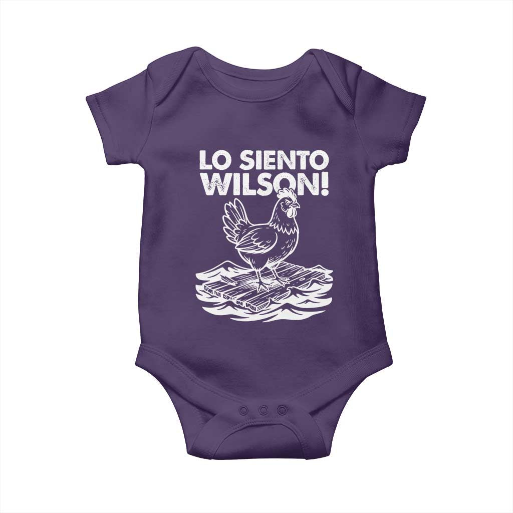 Lo Siento Wilson Funny Chicken Floating Meme Baby Onesie Viral Rooster Spanish Apology Trend