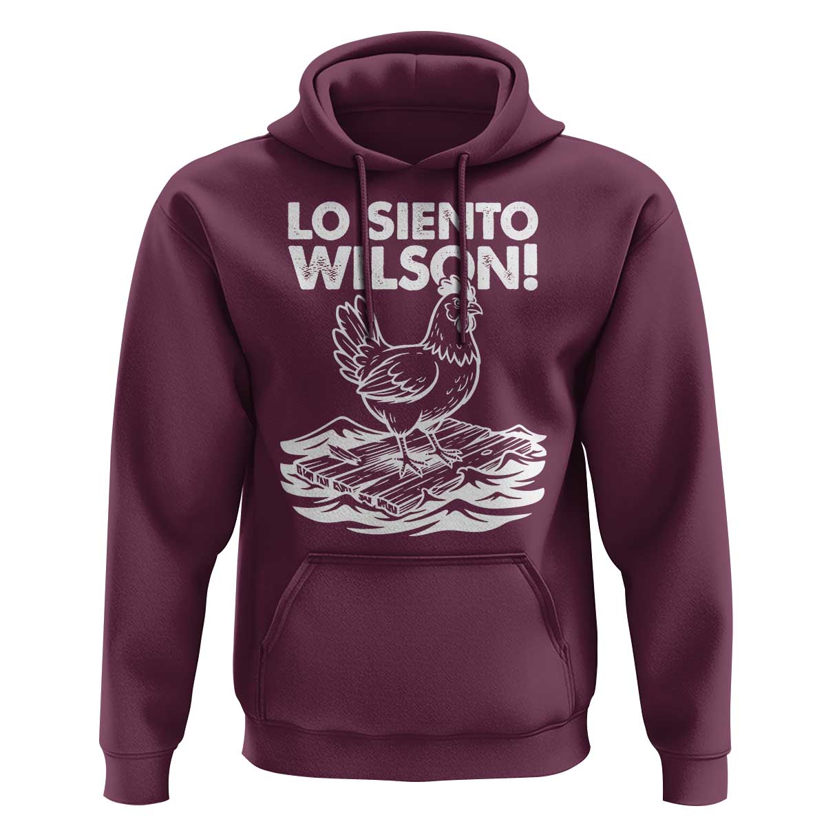Lo Siento Wilson Funny Chicken Floating Meme Hoodie Viral Rooster Spanish Apology Trend