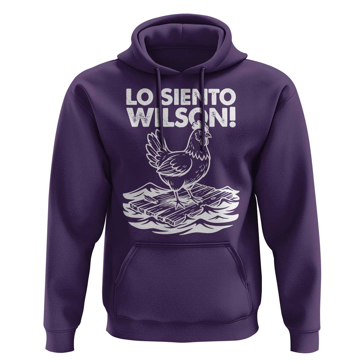 Lo Siento Wilson Funny Chicken Floating Meme Hoodie Viral Rooster Spanish Apology Trend