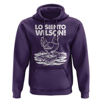 Lo Siento Wilson Funny Chicken Floating Meme Hoodie Viral Rooster Spanish Apology Trend