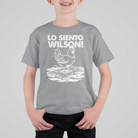 Lo Siento Wilson Funny Chicken Floating Meme T Shirt For Kid Viral Rooster Spanish Apology Trend