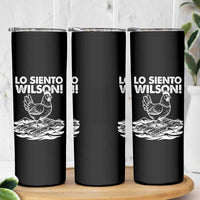 Lo Siento Wilson Funny Chicken Floating Meme Skinny Tumbler Viral Rooster Spanish Apology Trend