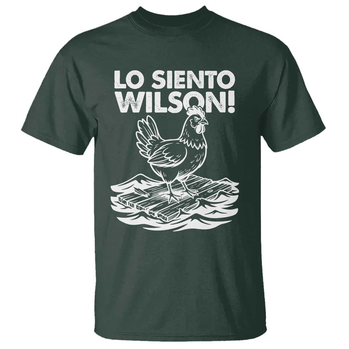 Lo Siento Wilson Funny Chicken Floating Meme T Shirt Viral Rooster Spanish Apology Trend