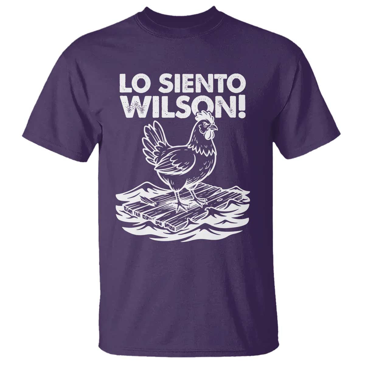 Lo Siento Wilson Funny Chicken Floating Meme T Shirt Viral Rooster Spanish Apology Trend