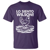 Lo Siento Wilson Funny Chicken Floating Meme T Shirt Viral Rooster Spanish Apology Trend