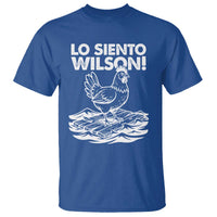 Lo Siento Wilson Funny Chicken Floating Meme T Shirt Viral Rooster Spanish Apology Trend