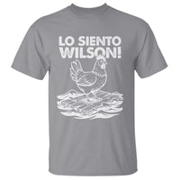 Lo Siento Wilson Funny Chicken Floating Meme T Shirt Viral Rooster Spanish Apology Trend