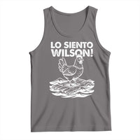 Lo Siento Wilson Funny Chicken Floating Meme Tank Top Viral Rooster Spanish Apology Trend