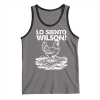 Lo Siento Wilson Funny Chicken Floating Meme Tank Top Viral Rooster Spanish Apology Trend