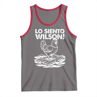 Lo Siento Wilson Funny Chicken Floating Meme Tank Top Viral Rooster Spanish Apology Trend