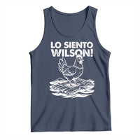 Lo Siento Wilson Funny Chicken Floating Meme Tank Top Viral Rooster Spanish Apology Trend
