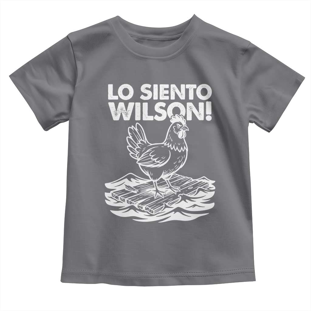 Lo Siento Wilson Funny Chicken Floating Meme Toddler T Shirt Viral Rooster Spanish Apology Trend