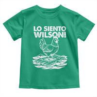 Lo Siento Wilson Funny Chicken Floating Meme Toddler T Shirt Viral Rooster Spanish Apology Trend