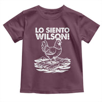 Lo Siento Wilson Funny Chicken Floating Meme Toddler T Shirt Viral Rooster Spanish Apology Trend