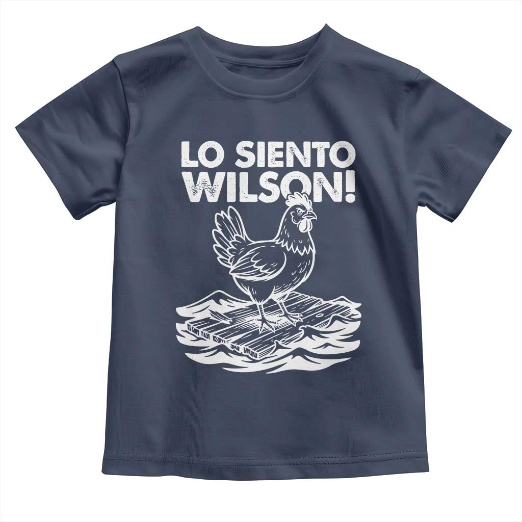 Lo Siento Wilson Funny Chicken Floating Meme Toddler T Shirt Viral Rooster Spanish Apology Trend