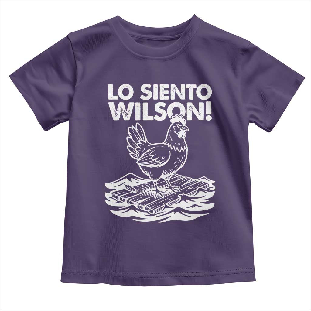 Lo Siento Wilson Funny Chicken Floating Meme Toddler T Shirt Viral Rooster Spanish Apology Trend