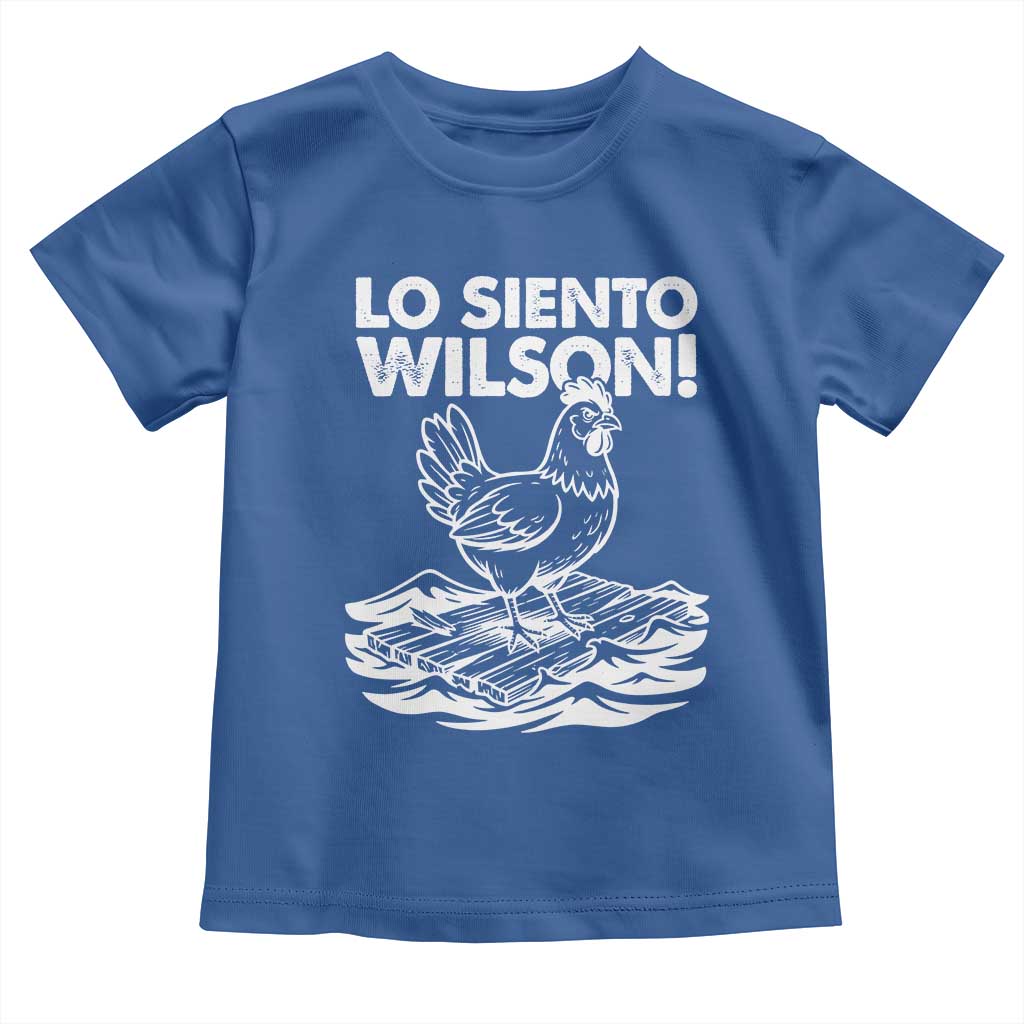 Lo Siento Wilson Funny Chicken Floating Meme Toddler T Shirt Viral Rooster Spanish Apology Trend