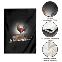 Lo Siento Wilson Funny Chicken Floating Meme Garden Flag Dramatic Rooster Parody Spanish Apology