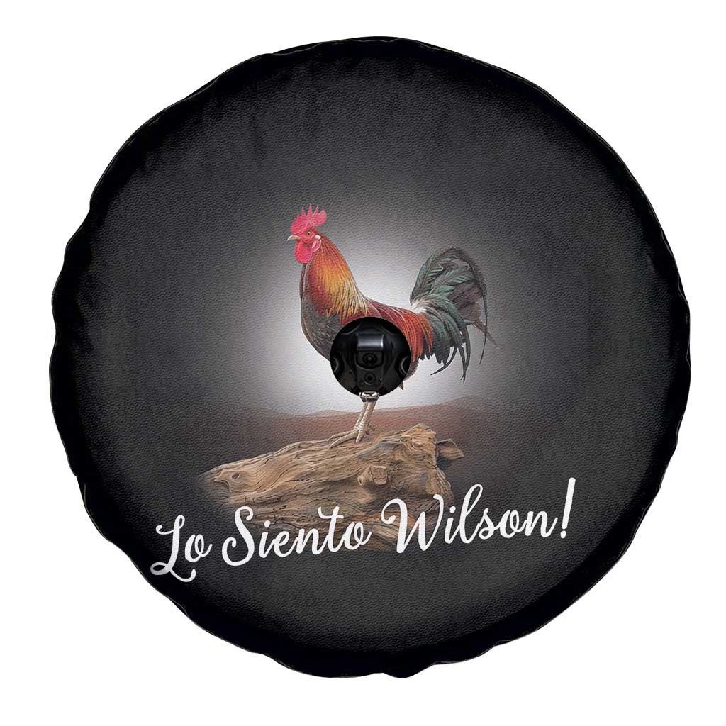Lo Siento Wilson Funny Chicken Floating Meme Spare Tire Cover Dramatic Rooster Parody Spanish Apology